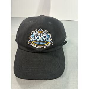 Super Bowl XXXVII Hat San Diego 2003 NFL Pepsi Choice of the NFL Cap Black